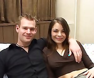 Real couple having sex for money