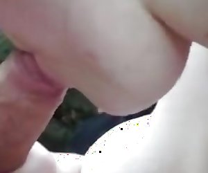Airdrie slut sucking cock and fucked in the woods